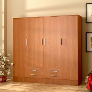 Armario de madera marrón