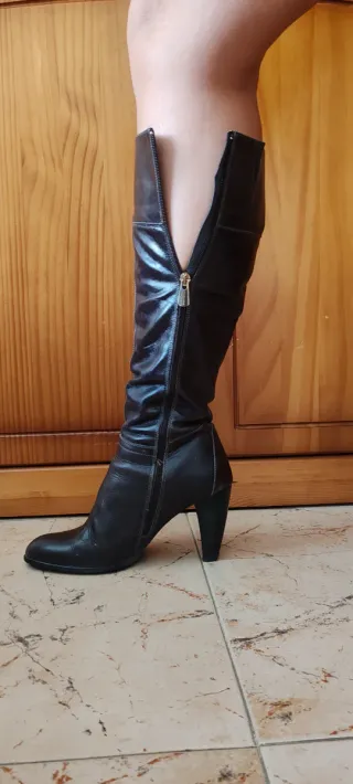 Botas altas Tommy Hilfiger marrones talla 39