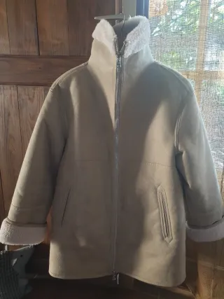 Chaquetón doble faz Mango