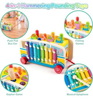 Giocattoli in legno per neonati