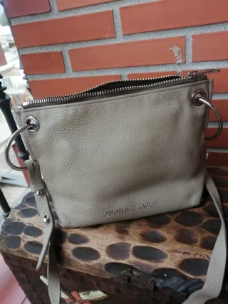 Bimba y Lola Bolso Beige Piel