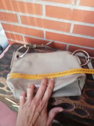 Bimba y Lola Bolso Beige Piel