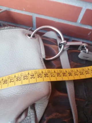 Bimba y Lola Bolso Beige Piel