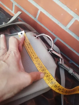 Bimba y Lola Bolso Beige Piel