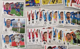Lote cromos Liga 2024-25: Mbappe Ansu Fati...
