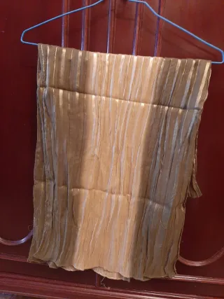 Pañuelo verde y dorado con rayas Sin marca!!