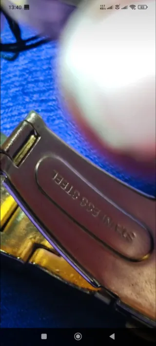 Conjunto Relojes Acero Chapado Oro