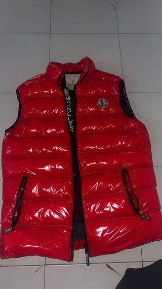 Gilet Moncler Uomo Rosso Lucido