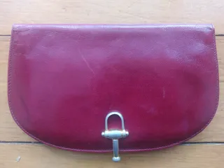 Cartera Vintage Burdeos.