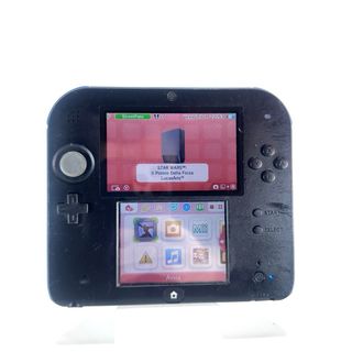 Console Nintendo 2DS Nera Con Pennino e Cavi