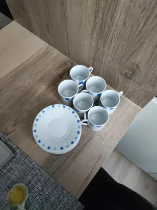 Juego de café de porcelana