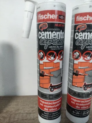Fischer Cemento Express 310ml Gris Oscuro 2 X 9€