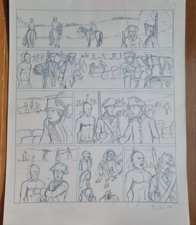 Dibujo original Comic