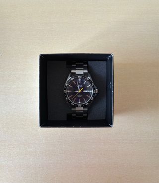 Reloj Lorus Automático Esfera Azul Correa Plateada