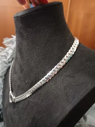 Collana con cuore argento
