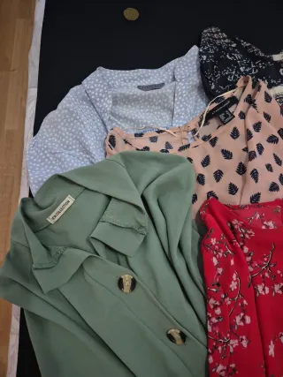 Lote 10 camisas mujer estampadas