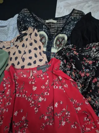 Lote 10 camisas mujer estampadas