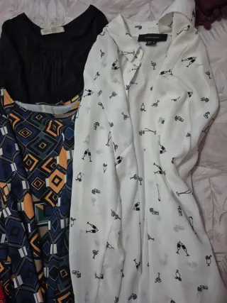 Lote 10 camisas mujer estampadas