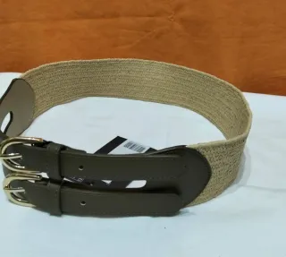 Cintura donna doppia fibbia 83 cm