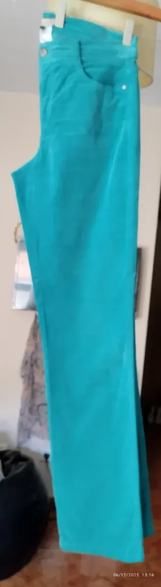 Traje chaqueta cuadros azul y marrón