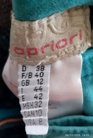 Traje chaqueta cuadros azul y marrón