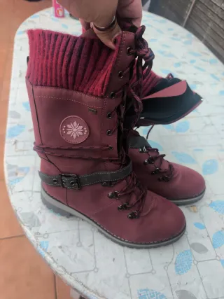 Botas granate talla 42