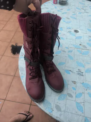 Botas granate talla 42