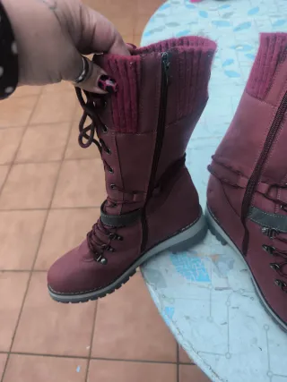 Botas granate talla 42