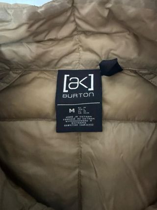 Chaqueta Burton AK Beige como nueva talla M