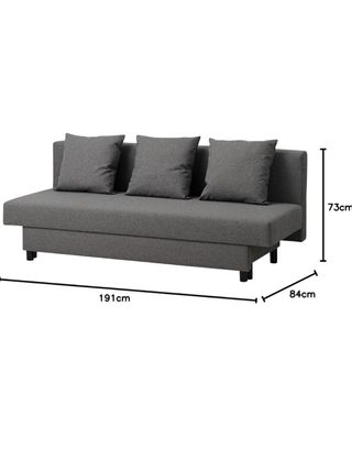 Divano letto IKEA a tre posti