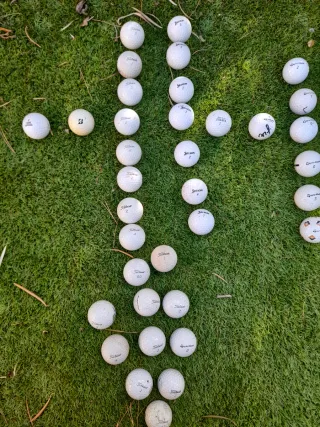 52 Pelotas de Golf Varias Marcas
