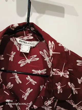 Blusa Camisa Blanco Talla S (usada 1 día)