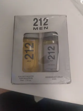Set Perfume 212 Men 50ml y Desodorante 60ml
