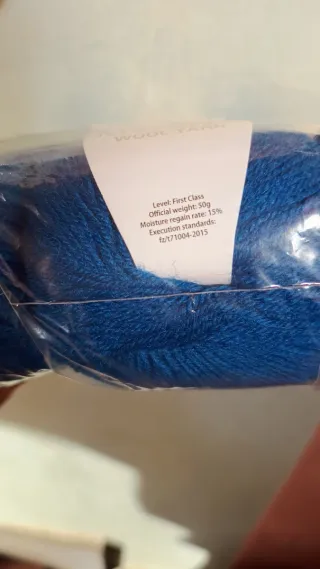10 Gomitoli Lana Merino Blu
