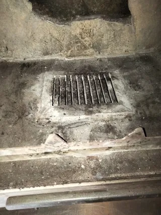 Chimenea de forja metálica