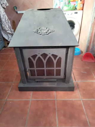 Chimenea de forja metálica