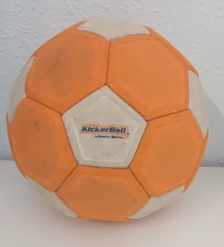 Balón KickerBall naranja y blanco