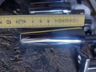 Set 8 Piedi Acciaio Cromato