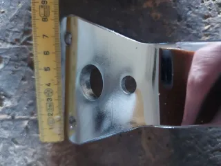 Set 8 Piedi Acciaio Cromato