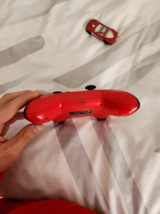 Mando Pro Nintendo Rojo y Negro