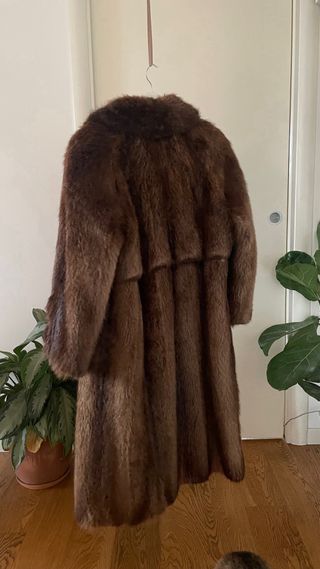 Pelliccia lunga marrone