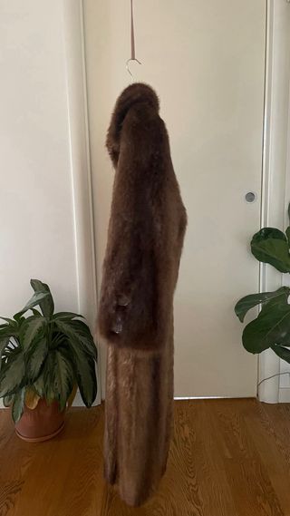 Pelliccia lunga marrone