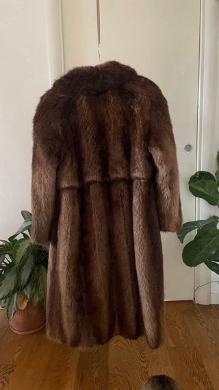 Pelliccia lunga marrone