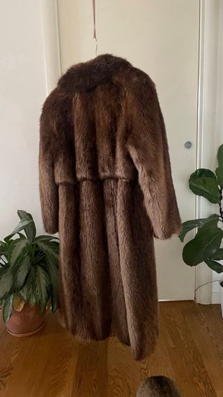 Pelliccia lunga marrone