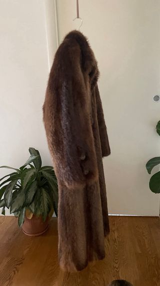 Pelliccia lunga marrone