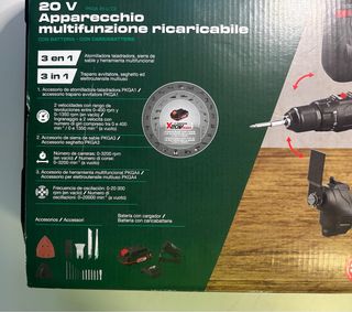 Parkside Multiherramienta 20V Recargable