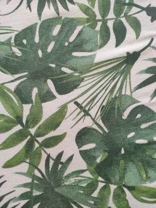 2 Cojínes prara Tumbona -Estampado Hojas Tropical