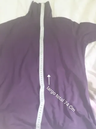 Camisa morada térmica talla 4XL