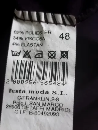 Camisa morada térmica talla 4XL