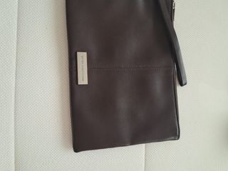 Serra Bolso de mano de piel marrón